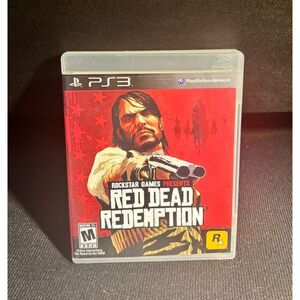 Red Dead Redemption PS3 Complete Case Disc Map Tested Working Western Action